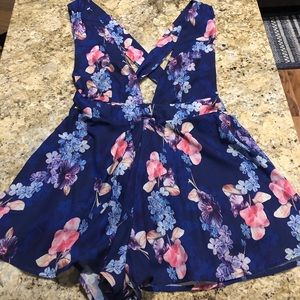 Tobi floral romper